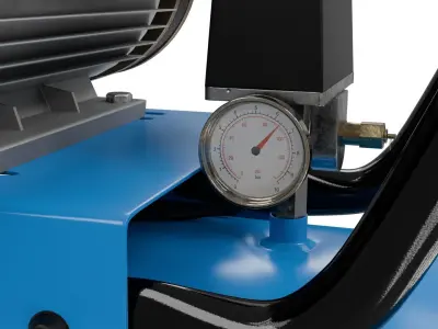 Air compressor 3D model