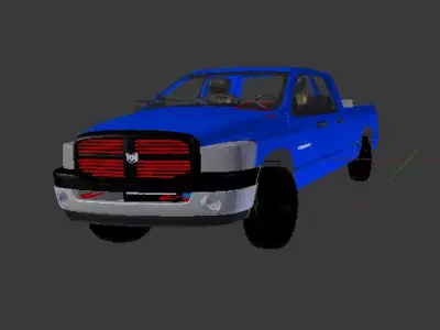 2007 Dodge Ram 1500 Megacab Free 3D model