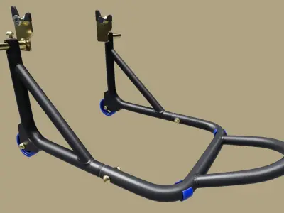 Rear Paddock Stand 01 Low-poly 3D model