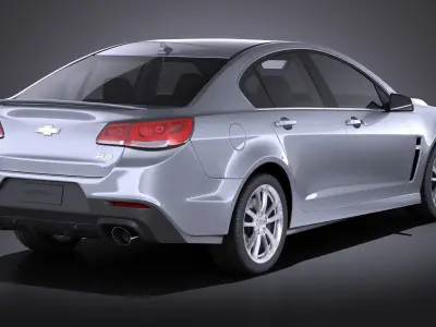 Chevrolet SS 2014 VRAY 3D model