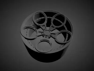 ROTIFORM ZRH scalable and printable rims 3D print model
