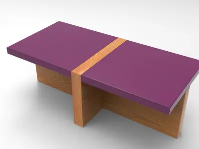 Pirlo Coffee Table Low-poly 3D model