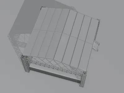 Stage Basic Model Low-poly 3D model