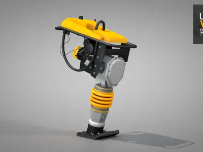 Construction - Tamping Rammer 3D model