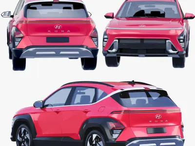 Hyundai Kona 2025 3D model