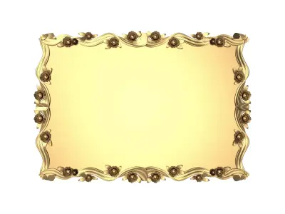 Carved Picture Frame 3D model 87