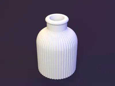 Striped Vase 3D print model