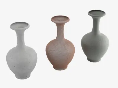 Decorative Vase Low-poly 3D model