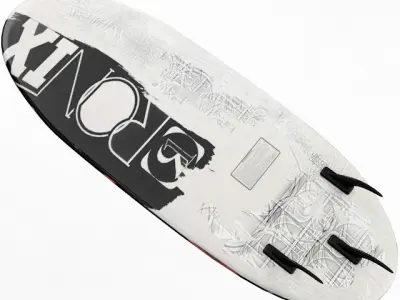 Surfboard 3D model