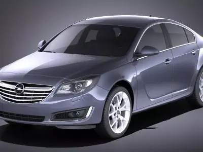 Opel Insignia sedan 2015 VRAY 3D model