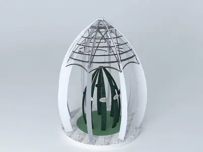 Šehidsko Memorial Characteristic Free 3D model