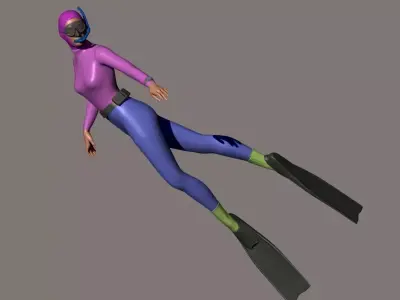 skin scuba 7 3D print model