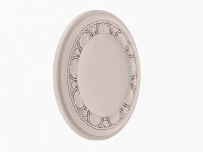 Classic Ceiling Medallion 57 3D model