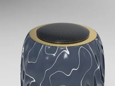 Ohil Stool Low-poly 3D model