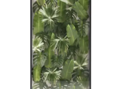 Vertical Garden From Plant Branches In A Phytobox 3D model