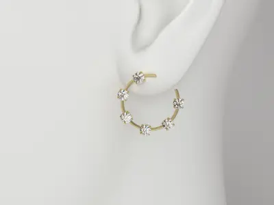 Earrings set 5442 Free 3D print model