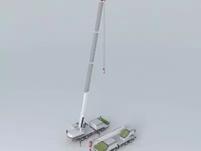 Crane Truck Free 3D model