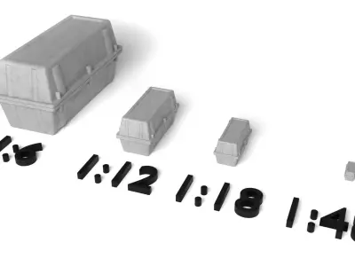 Death Star Tool Crate 1-18 scale Kenner Hasbro Free 3D print model