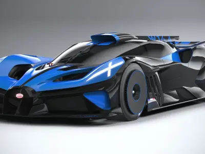 Bugatti Bolide Concept 2020 3D model