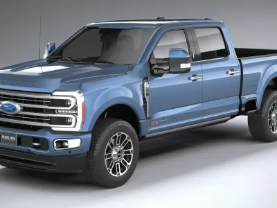 F350 Superduty Limited Edition 2023 3D model