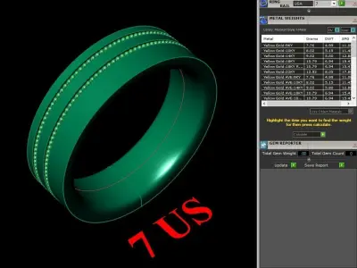 Luxury Men Rings Designs 6MR027 3D print model