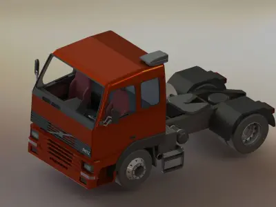 Volvo FH12 Globetrotter XL 1998 Truck 3D model