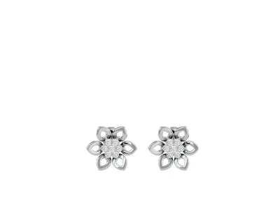 Light Minimalist Diamond Earrings 3D print model purchase