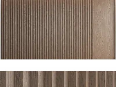 Wood panels set6 3D model