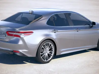 Toyota Camry SE Hybrid 2018 3D model