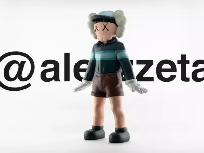 Kaws CHUL SU Squid Game Season 3 Textured Low-poly 3D model