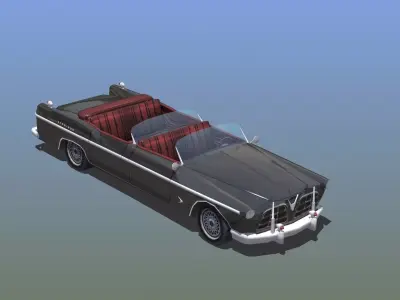 Open Topped Limo 3D model