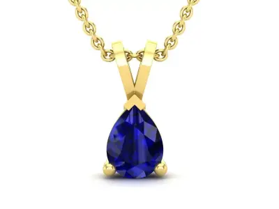 AV 410 Ladies Solitaire pendant 3D print model