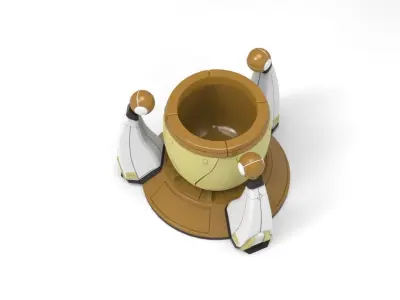 flower pot for 3d printing 3D print model