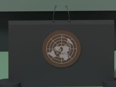 United Nations General Assembly 3D model