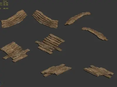 Stone Blood Festival Canyon - Broken Stones 03 3D model