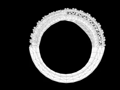 Cross Ring Free 3D model