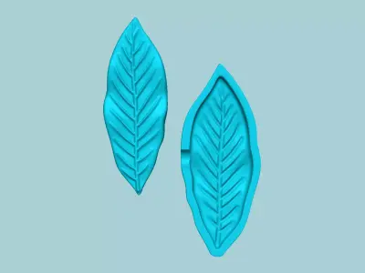 Japanese Evergreen Oak Tree Leaf - Molding EVA Craft 3D print model