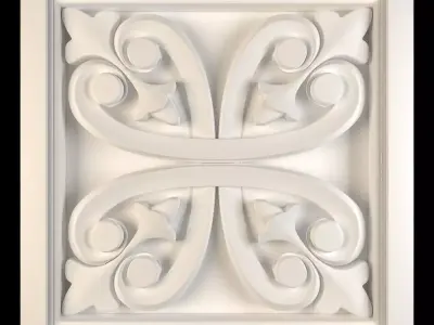 Decorative Wall Panel 03 3D model purchase