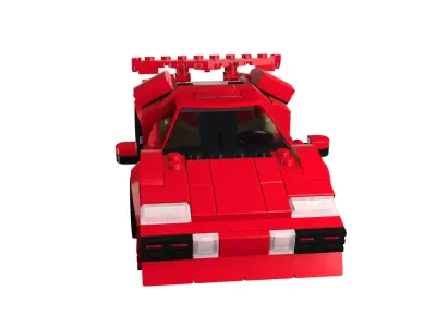 MocBricks3D - Lambo Countach  3D print model