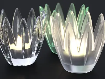 TULIP CANDELITE HOLDER 2010 3D model