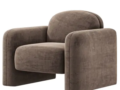 Sonoma Armchair By Vorsen 3D model