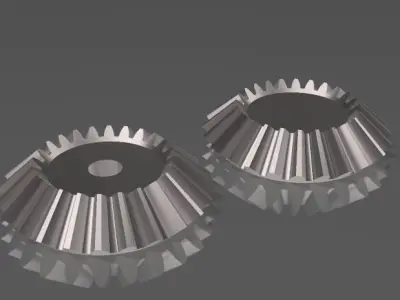3M MODULE 24T BEVEL GEAR 1 TO 1 3D print model