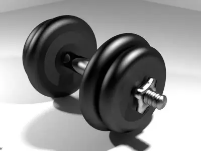 Exercise Equipment Dumbell 3D model