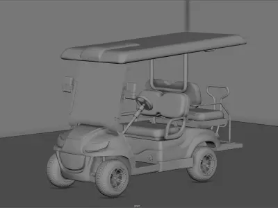 GOLF-CART-ICON 40L 3D model