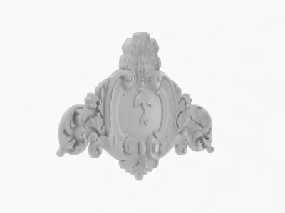 Cartouche Ornament 012 3D model