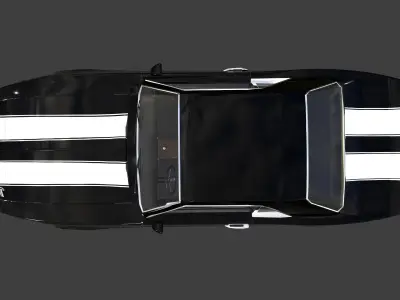 Chevrolet Camaro SS 1969 Low-poly 3D model