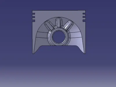 Piston head 3D print model