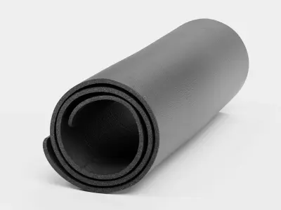 -Yoga Mattress -Used and Rolled- 3D model