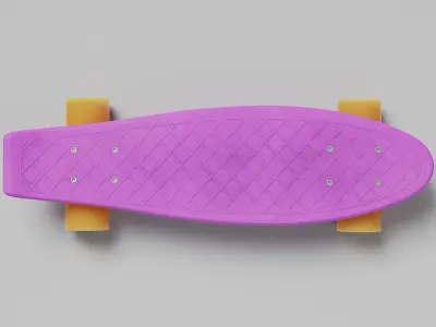 Penny Board Skate Board 3D model