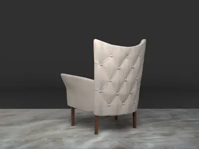Chair for Living Space 3D model
